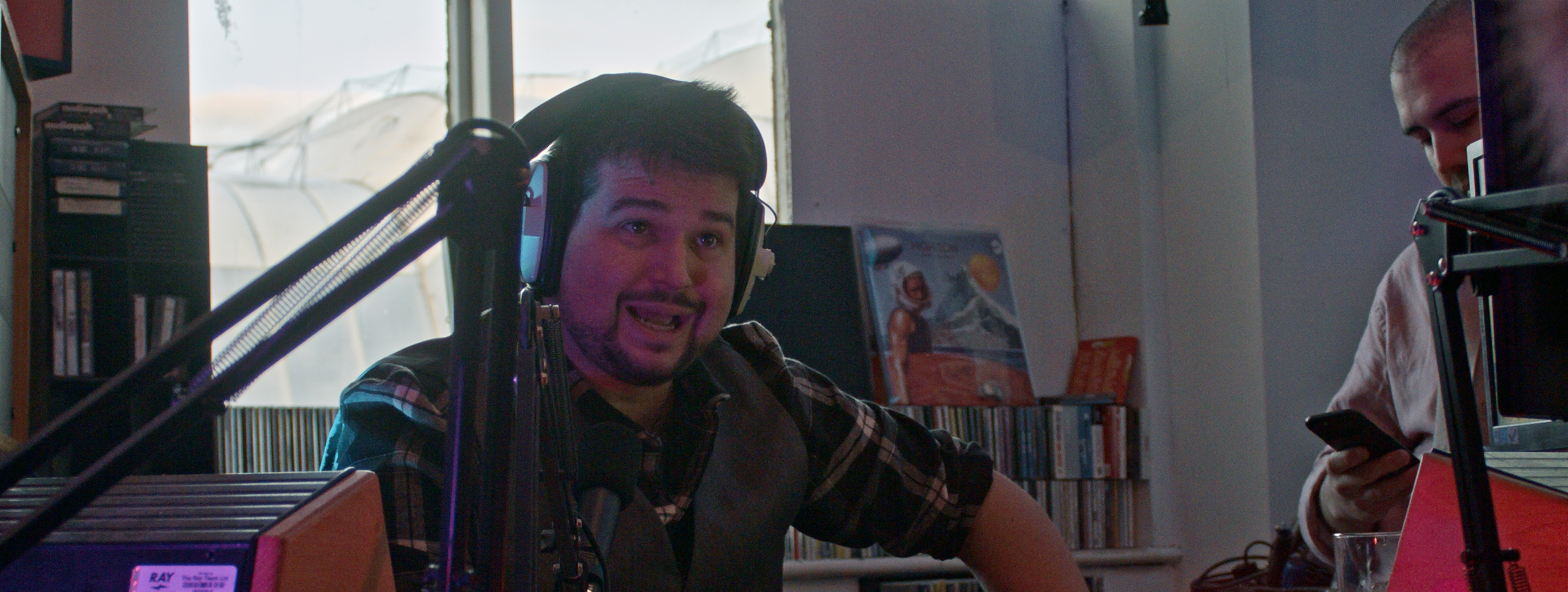Rory hosting Inside the Cyberpunk Studio